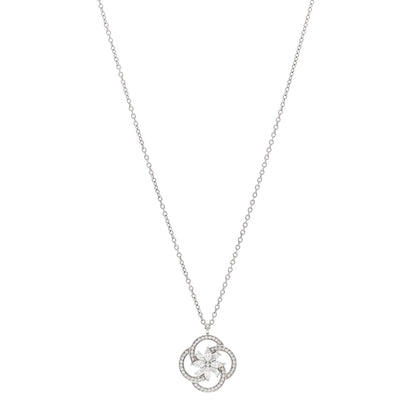 Tiffany Platinum Diamond Small Victoria Cluster Pendant 1 of 5
