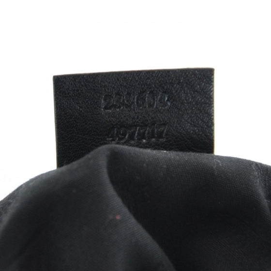 Guccissima New Ladies Web Hobo Black