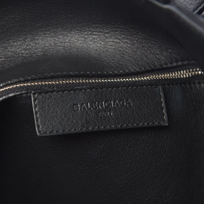 Balenciaga Calfskin Logo Medium Tote Black 7 of 11