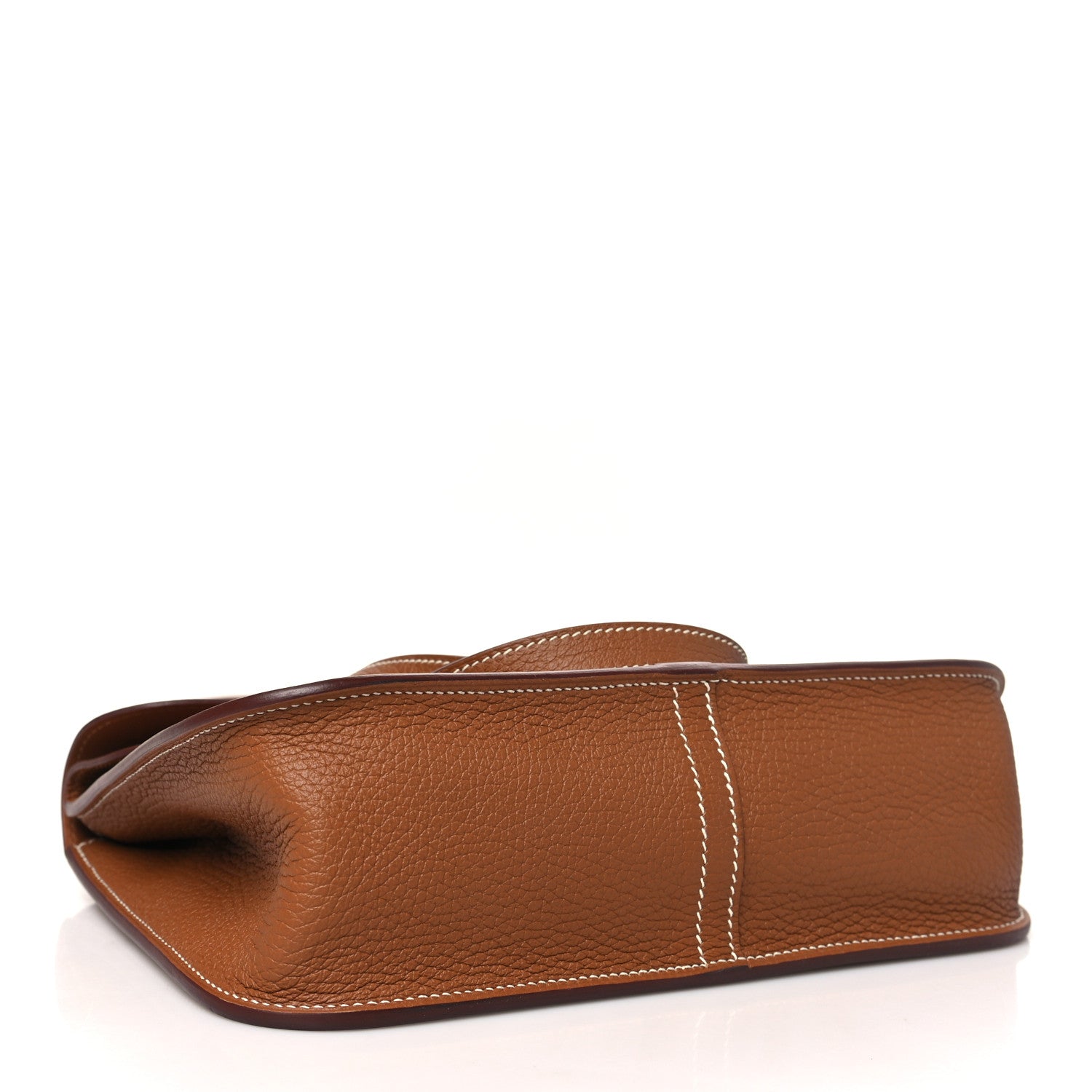 Hermes Taurillon Clemence Halzan 25 Gold 4 of 10