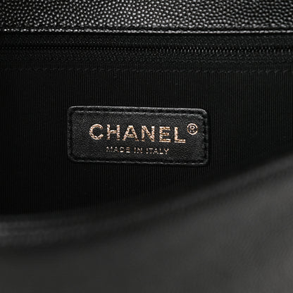 Chanel Caviar Quilted New Medium Boy Flap Black 7 of 11