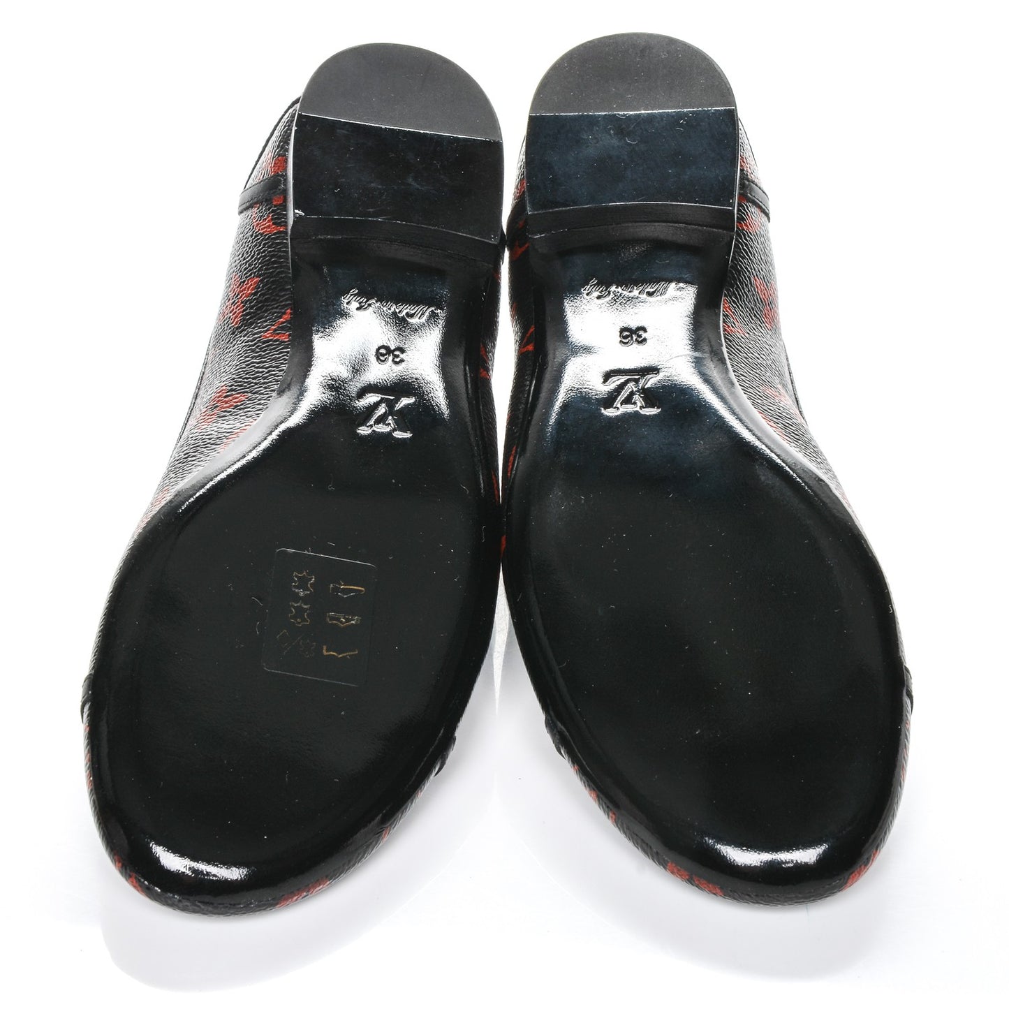 Monogram Infrarouge New Revival Ballerina Flats 36 Black