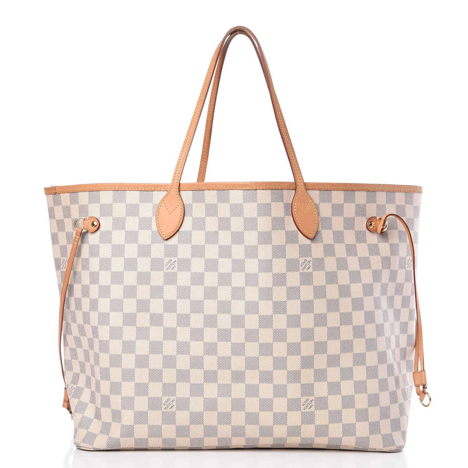Louis Vuitton Damier Azur Neo Neverfull GM Rose Ballerine 3 of 14