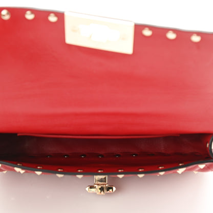 Valentino Garavani Nappa Small Rockstud Spike Shoulder Bag Rosso Valentino 4 of 9