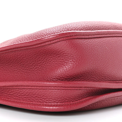 Hermes Taurillon Clemence Evelyne III PM Rubis 8 of 9