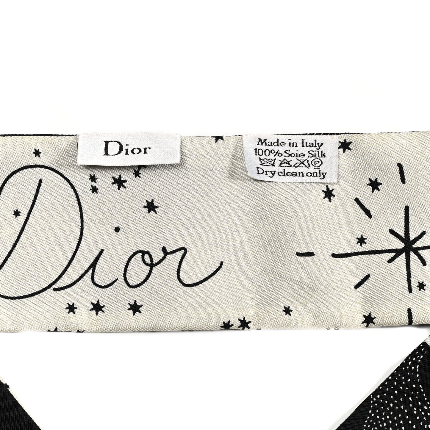 Silk Zodiac Aries Mitzah Scarf Black