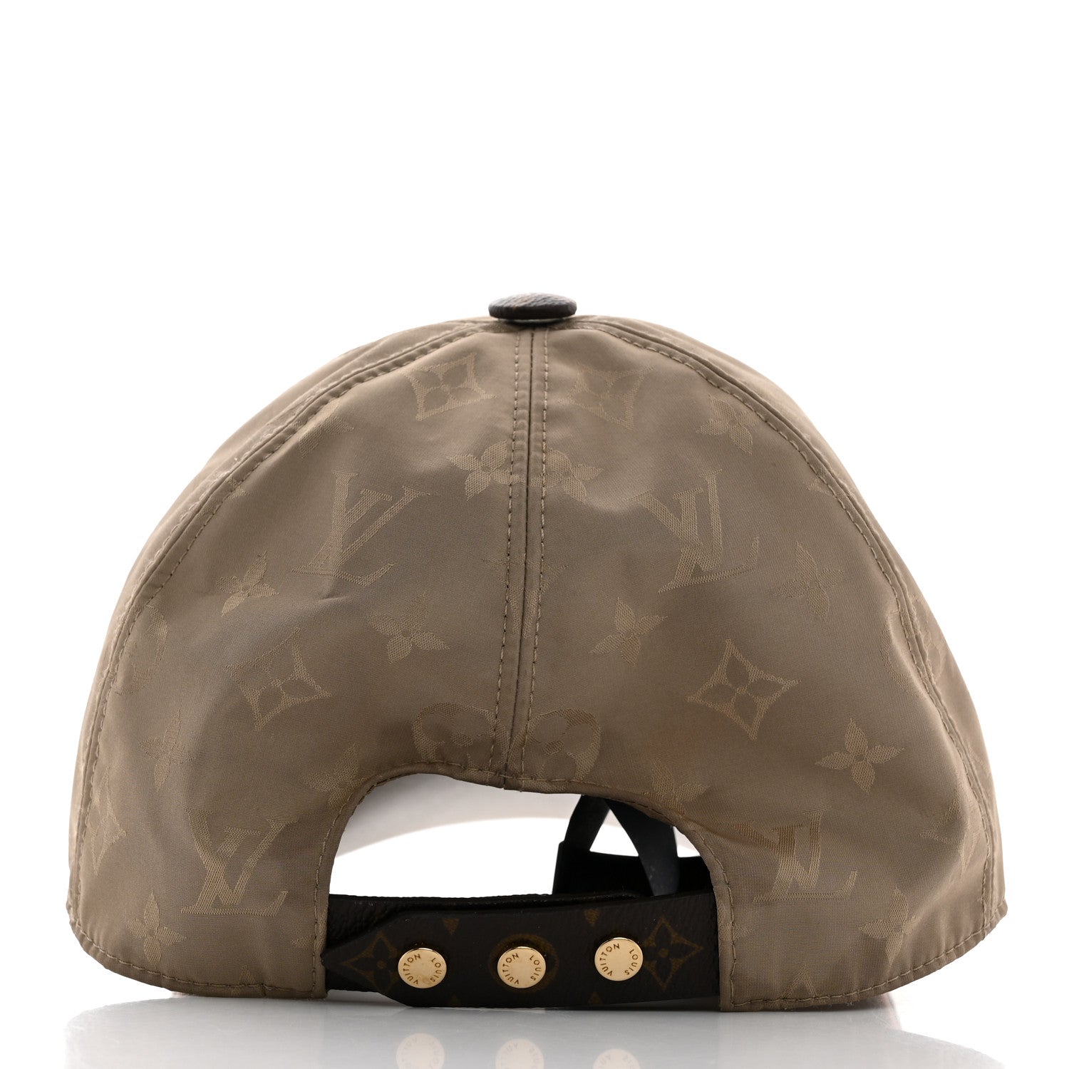 Louis Vuitton Monogram Polyester Silk LV Get Ready Cap M Beige 6 of 10