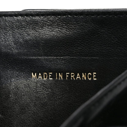 Chanel Lambskin Timeless CC Compact French Wallet Black 8 of 9