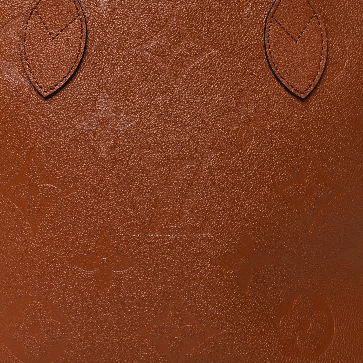 Louis Vuitton Empreinte Monogram Giant Neverfull MM Cognac 7 of 11
