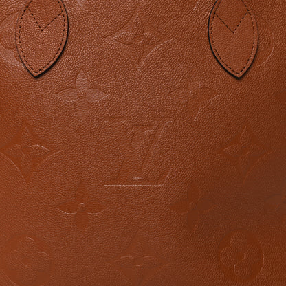 Louis Vuitton Empreinte Monogram Giant Neverfull MM Cognac 7 of 11