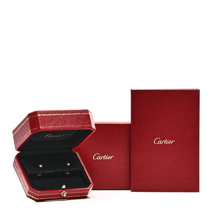 Cartier 18K Pink Gold Diamond XS D'Amour Earrings 5 of 5