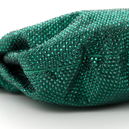 Bottega Veneta Crystal Embellished Satin Mini Hotfix Jodie Emerald 9 of 10