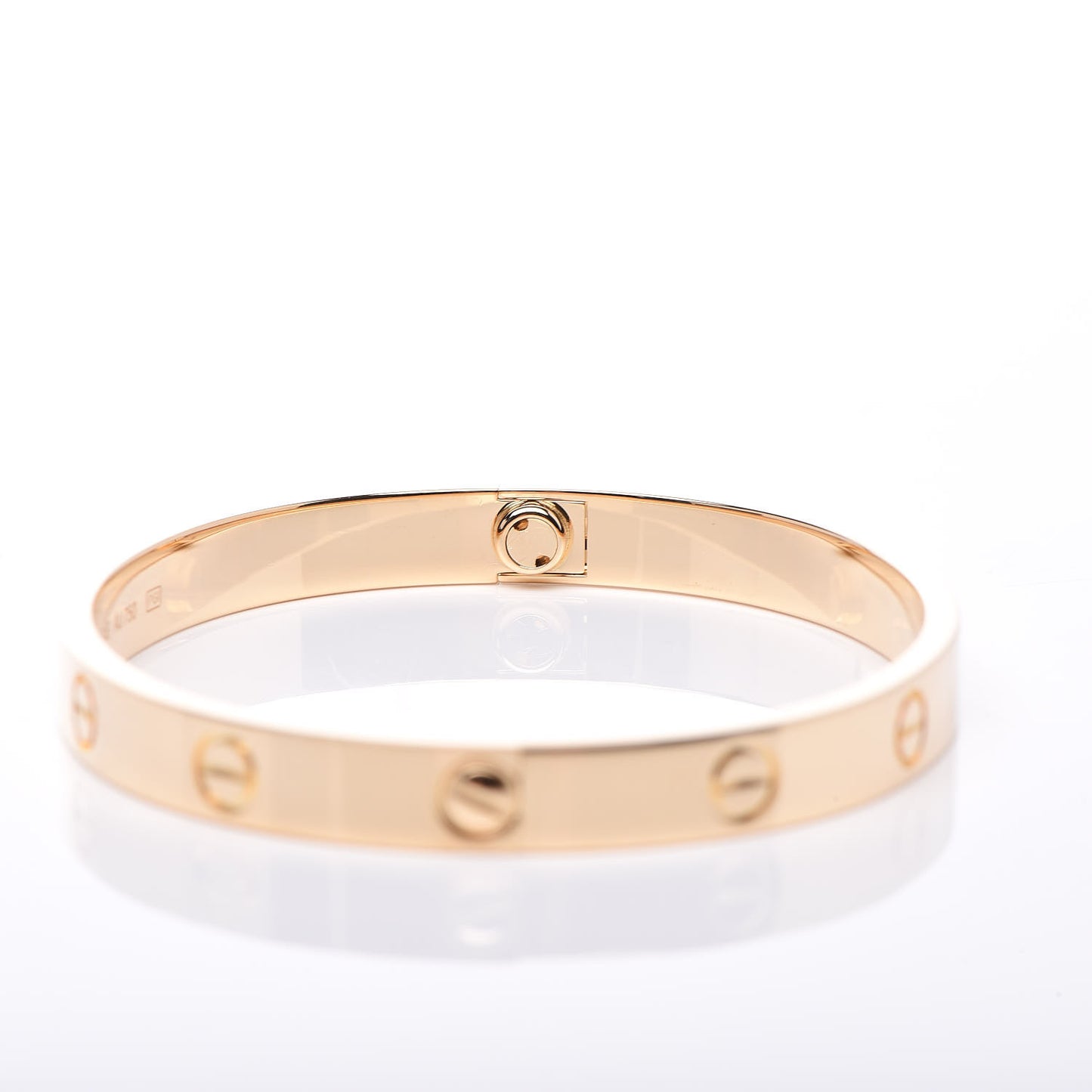 18K Yellow Gold LOVE Bracelet 17