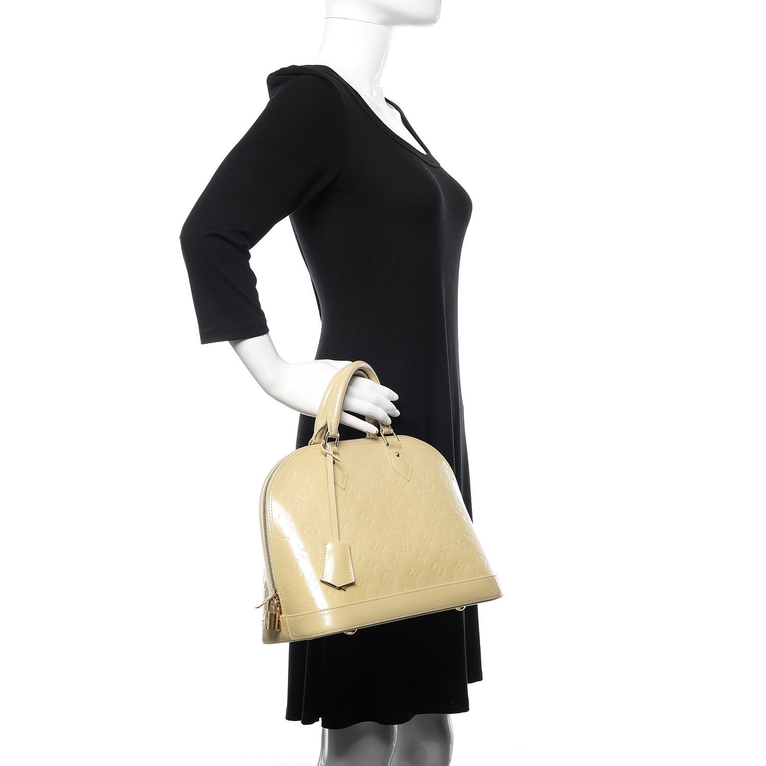 Louis Vuitton Vernis Alma PM Blanc Corail 2 of 18