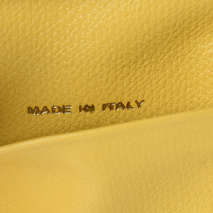 Chanel Grained Calfskin CC Button 6 Key Holder Yellow 7 of 10