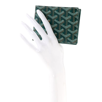 Goyard Goyardine Bi-Fold Victoire PM Wallet Green 2 of 8