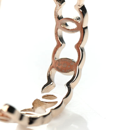 Chanel Metal CC Hoop Earrings Gold 4 of 4