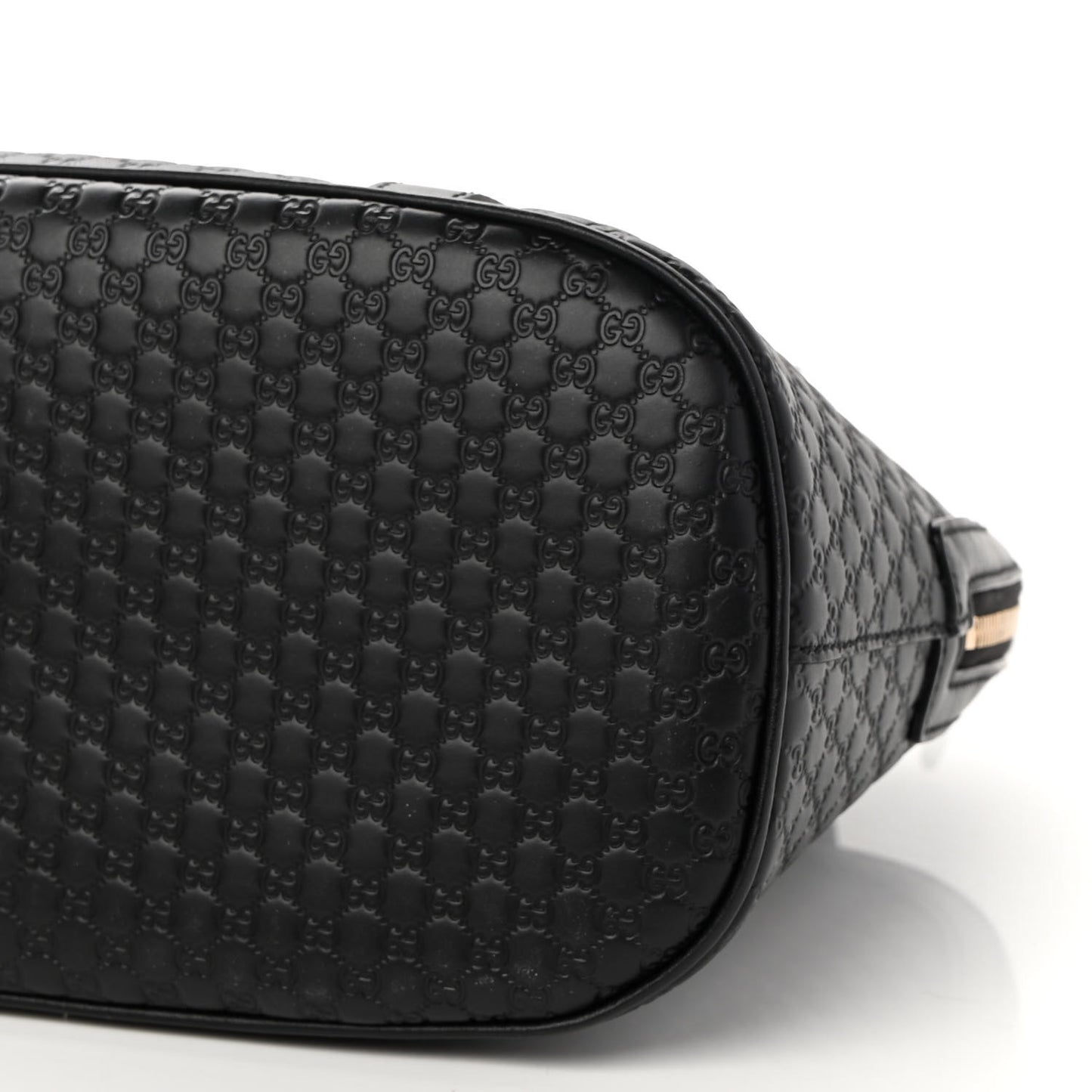 Microguccissima Medium Dome Bag Black