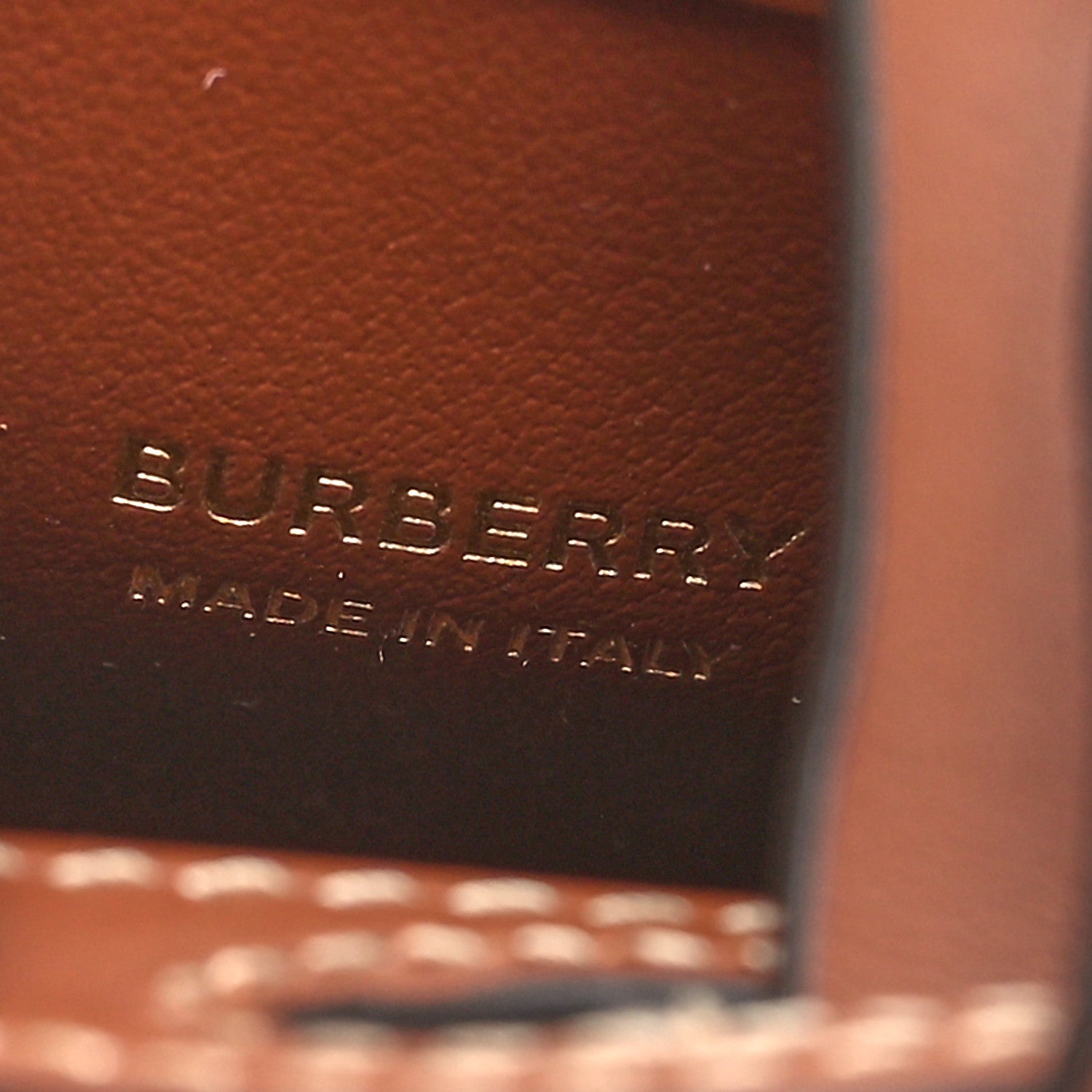 Burberry Calfskin Canvas Airpods Pro Case 4 of 4