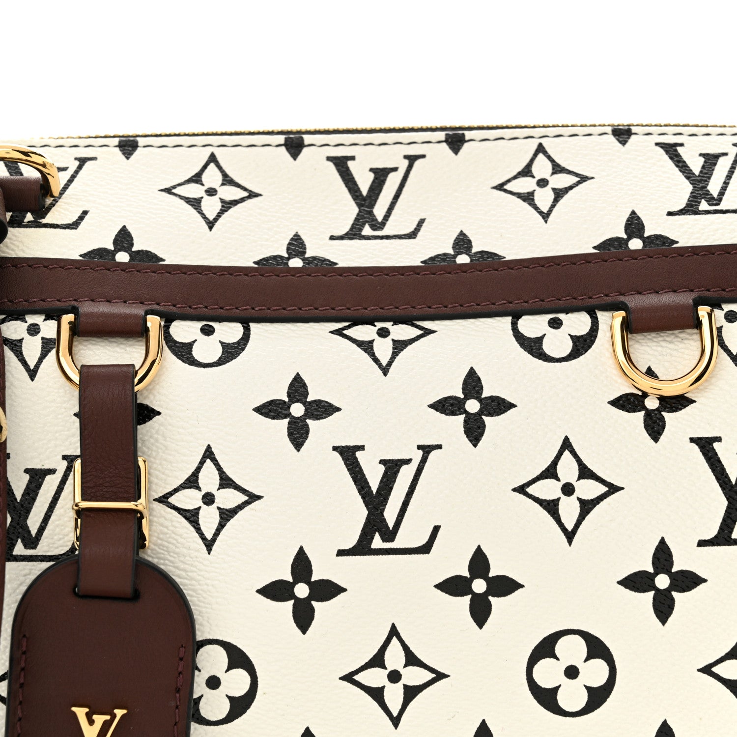 Louis Vuitton Monogram Speedy Amazon PM White Chocolat 7 of 11
