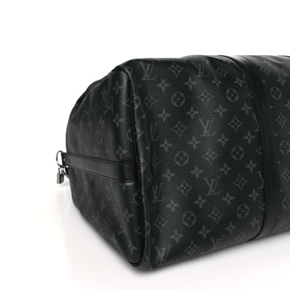 Louis Vuitton Monogram Eclipse Keepall Bandouliere 55 6 of 7