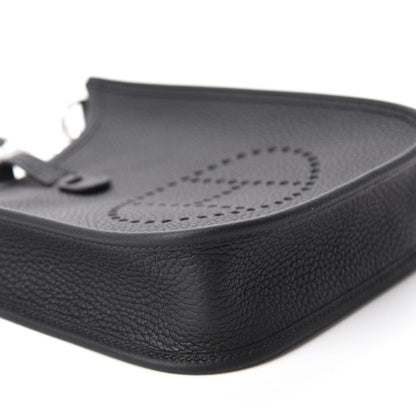 Hermes Taurillon Clemence Evelyne TPM Black 6 of 10