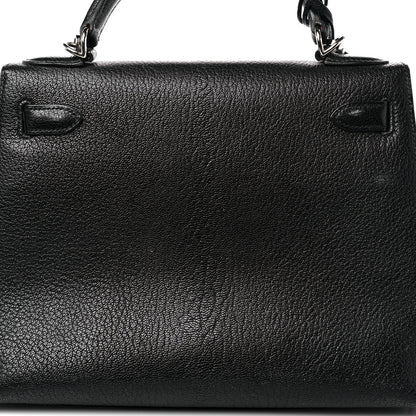 Hermes Chevre Mysore Kelly Sellier 28 Black 14 of 21