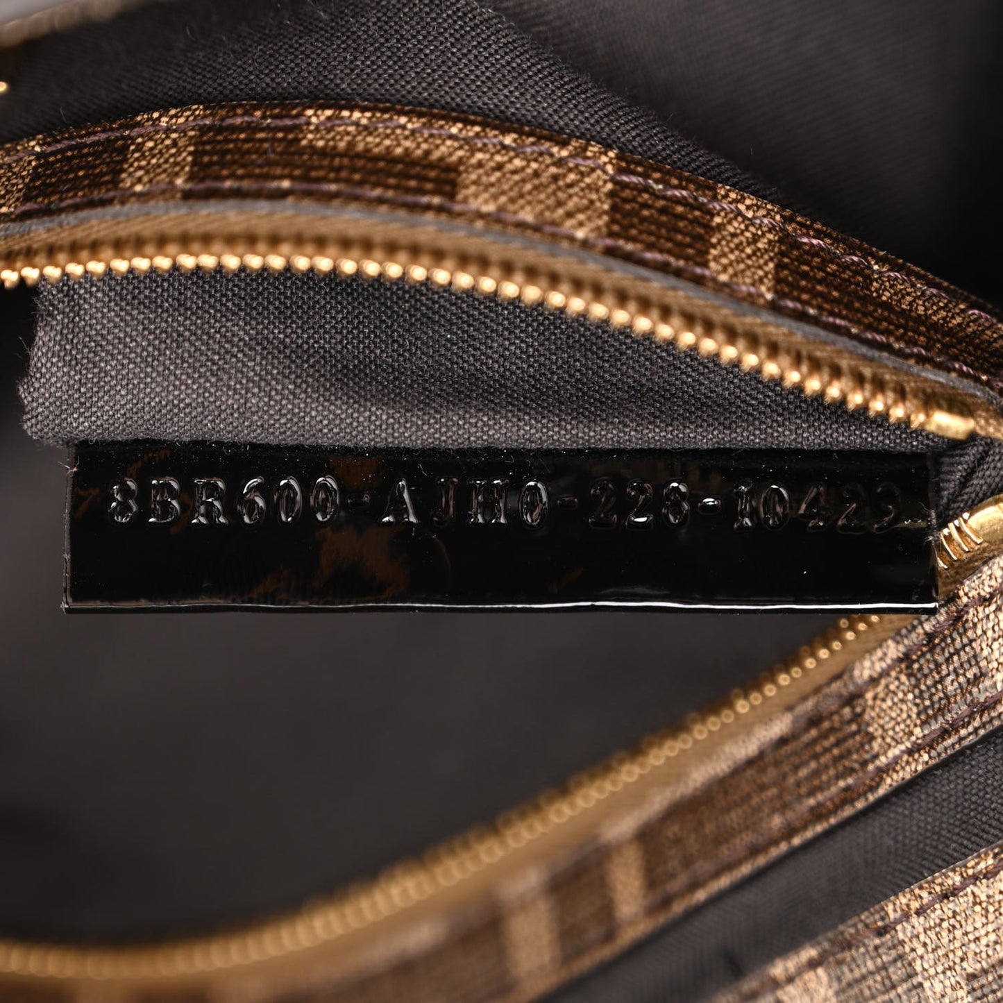 Glazed Fabric FF 1974 Hairdo Girls Inlay Baguette Mogano Panna Multicolor