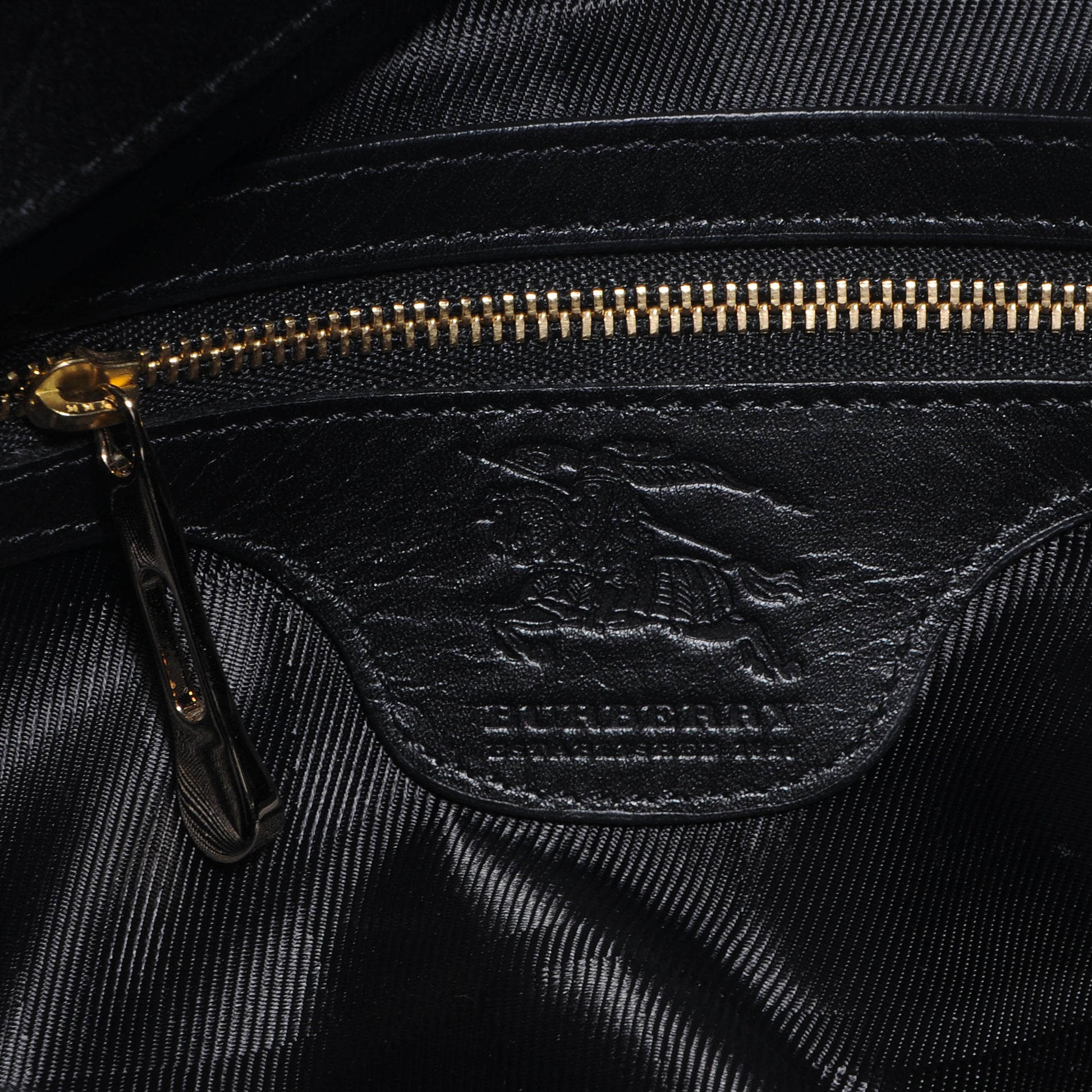 Burberry Leather Quilted Satchel Black 7 of 9