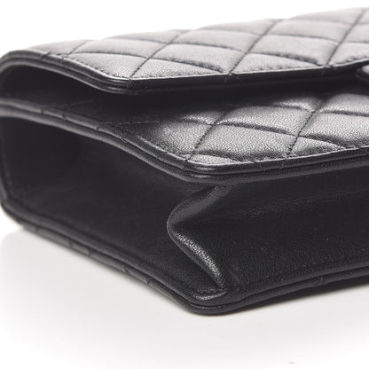 Chanel Lambskin Quilted Small Chic Pearls Flap Black 9 of 11