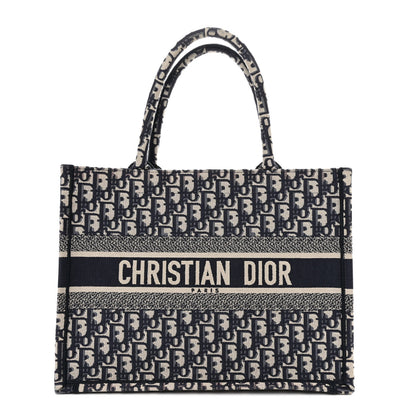 Christian Dior Oblique Medium Book Tote Blue Multicolor 1 of 14