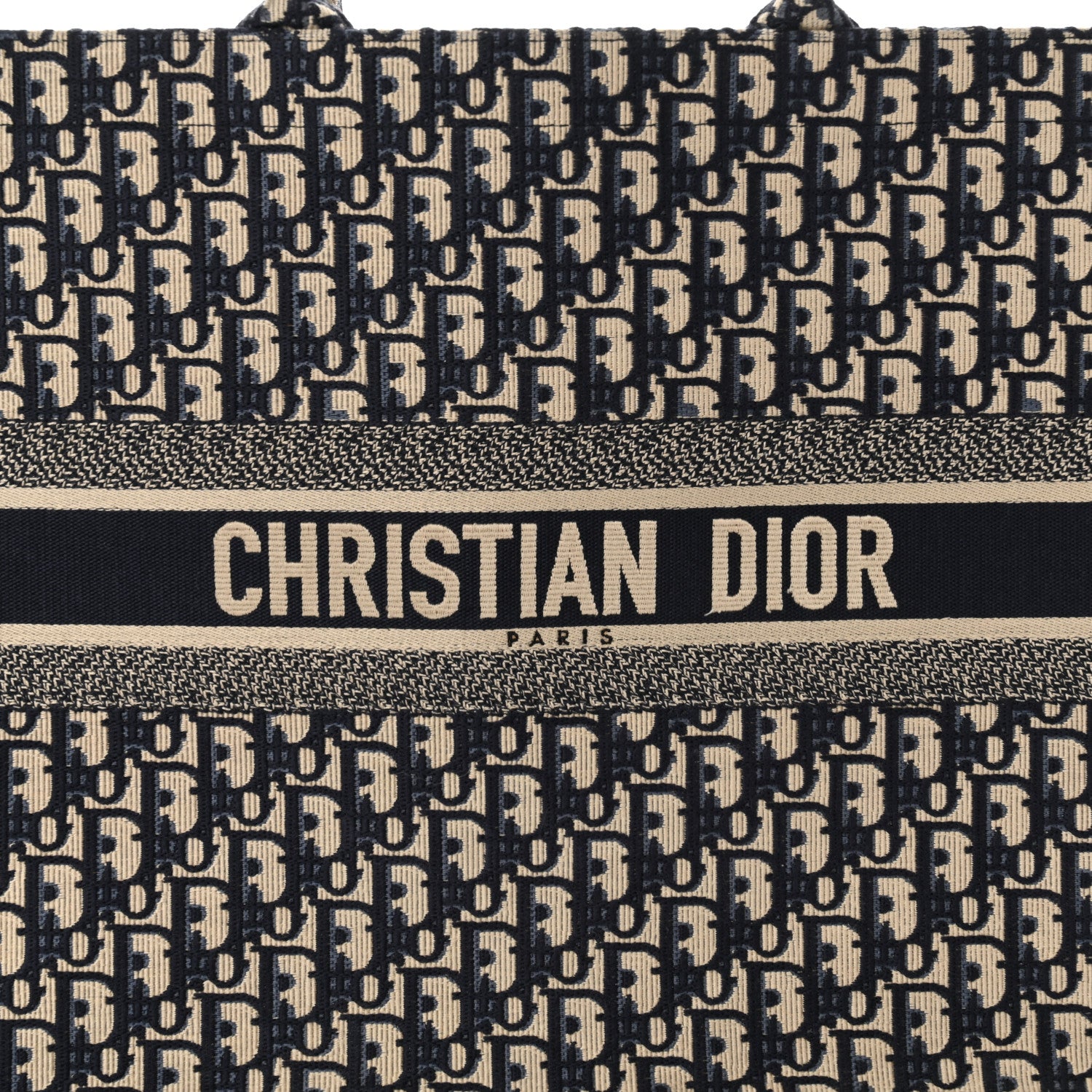 Christian Dior Oblique Large Book Tote Blue Multicolor 8 of 11