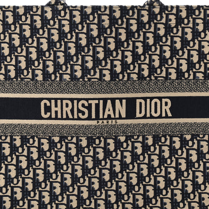 Christian Dior Oblique Large Book Tote Blue Multicolor 8 of 11