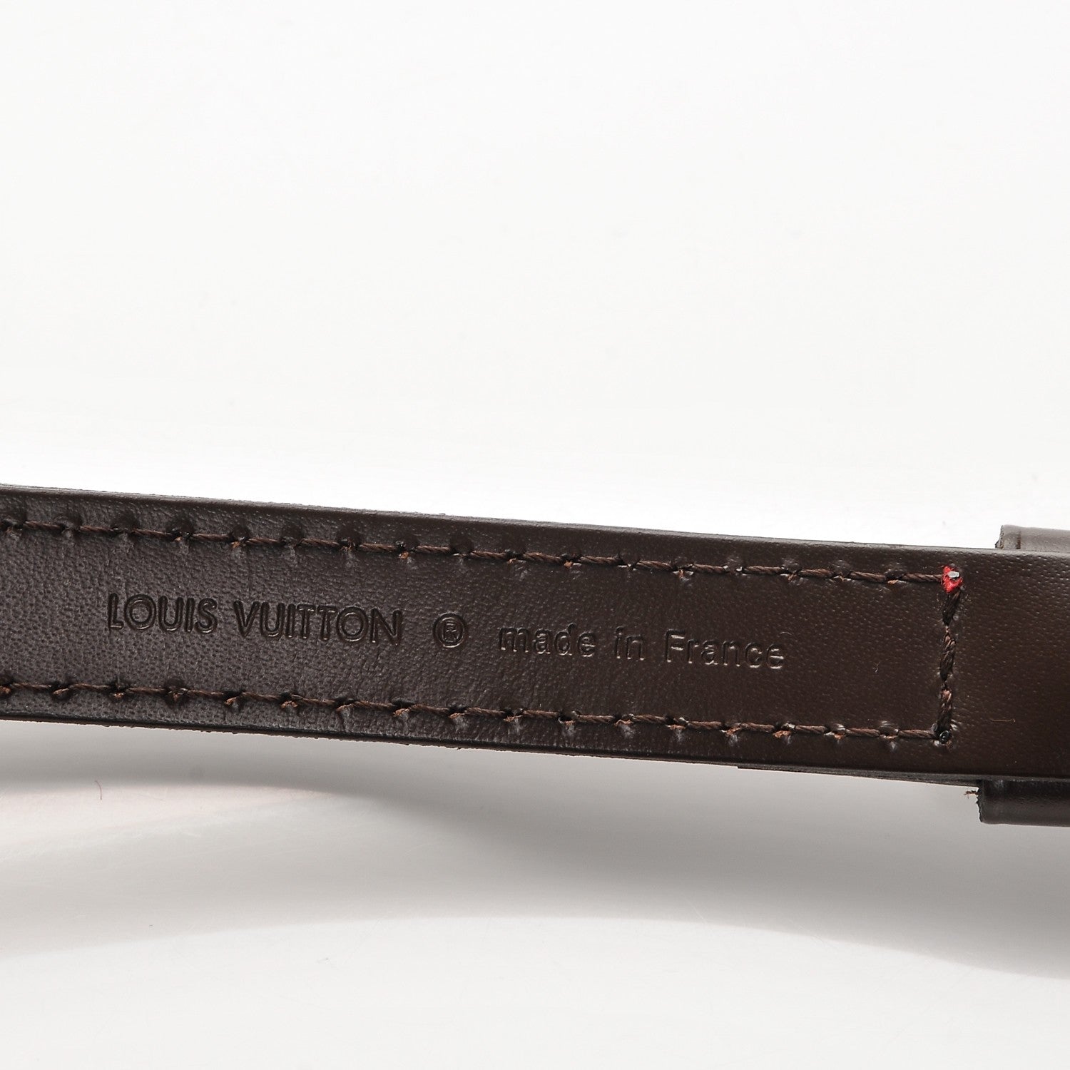 Louis Vuitton Calfskin 16mm Adjustable Shoulder Strap Brown 4 of 6