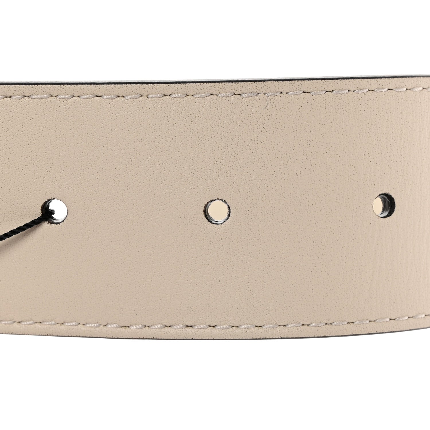 Gucci Nylon Calfskin Sylvie Web Double G 40mm Belt 95 38 Mystic White Hibiscus Red Maritime 3 of 8