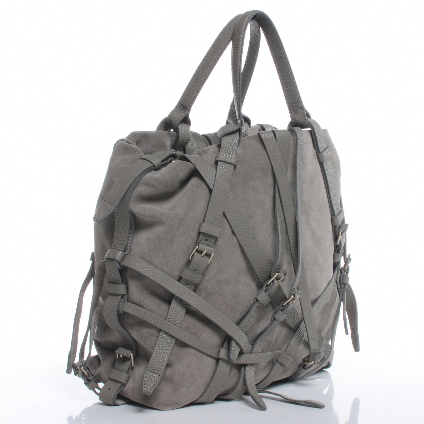 Suede Kirsten Satchel Grey