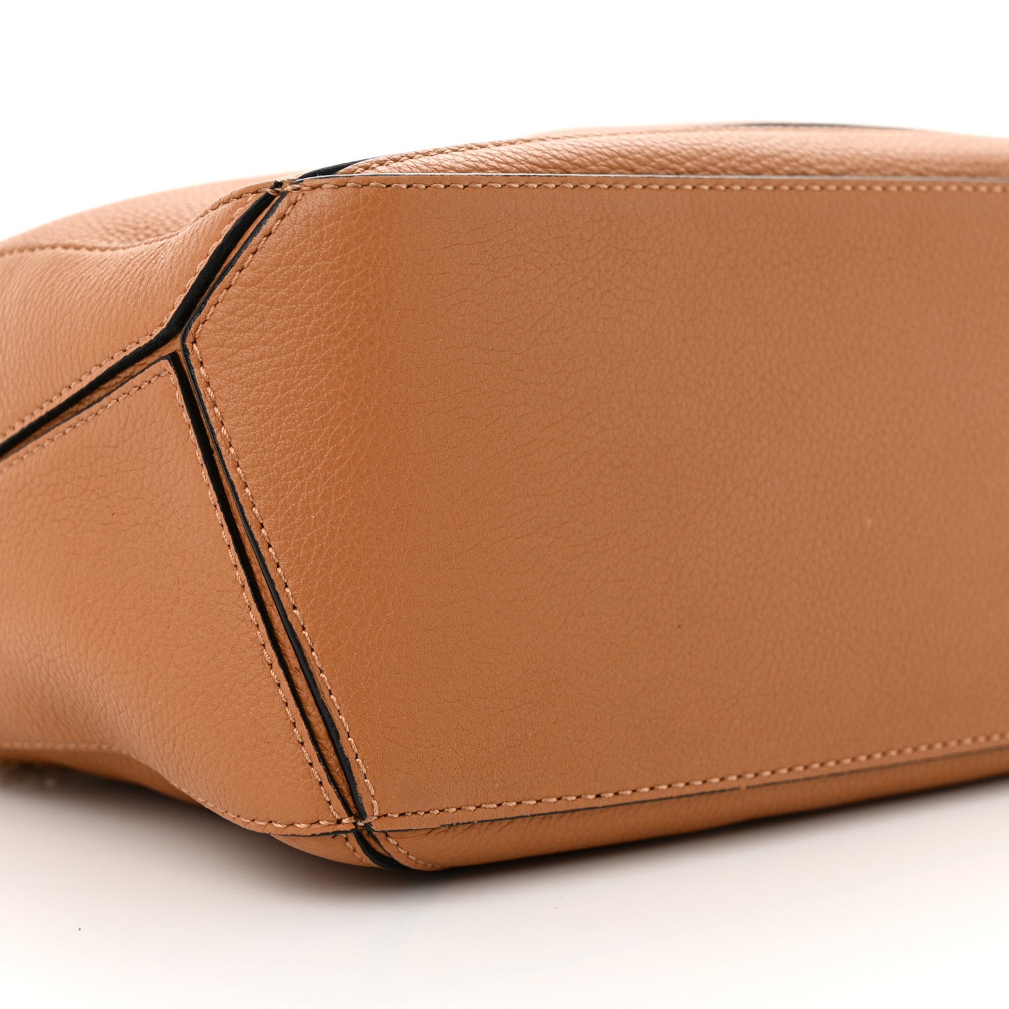 Calfskin Small Puzzle Bag Light Caramel