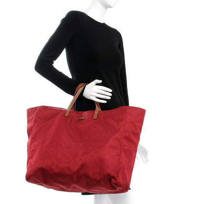 Gucci Nylon Monogram Large Tote Red 2 of 10