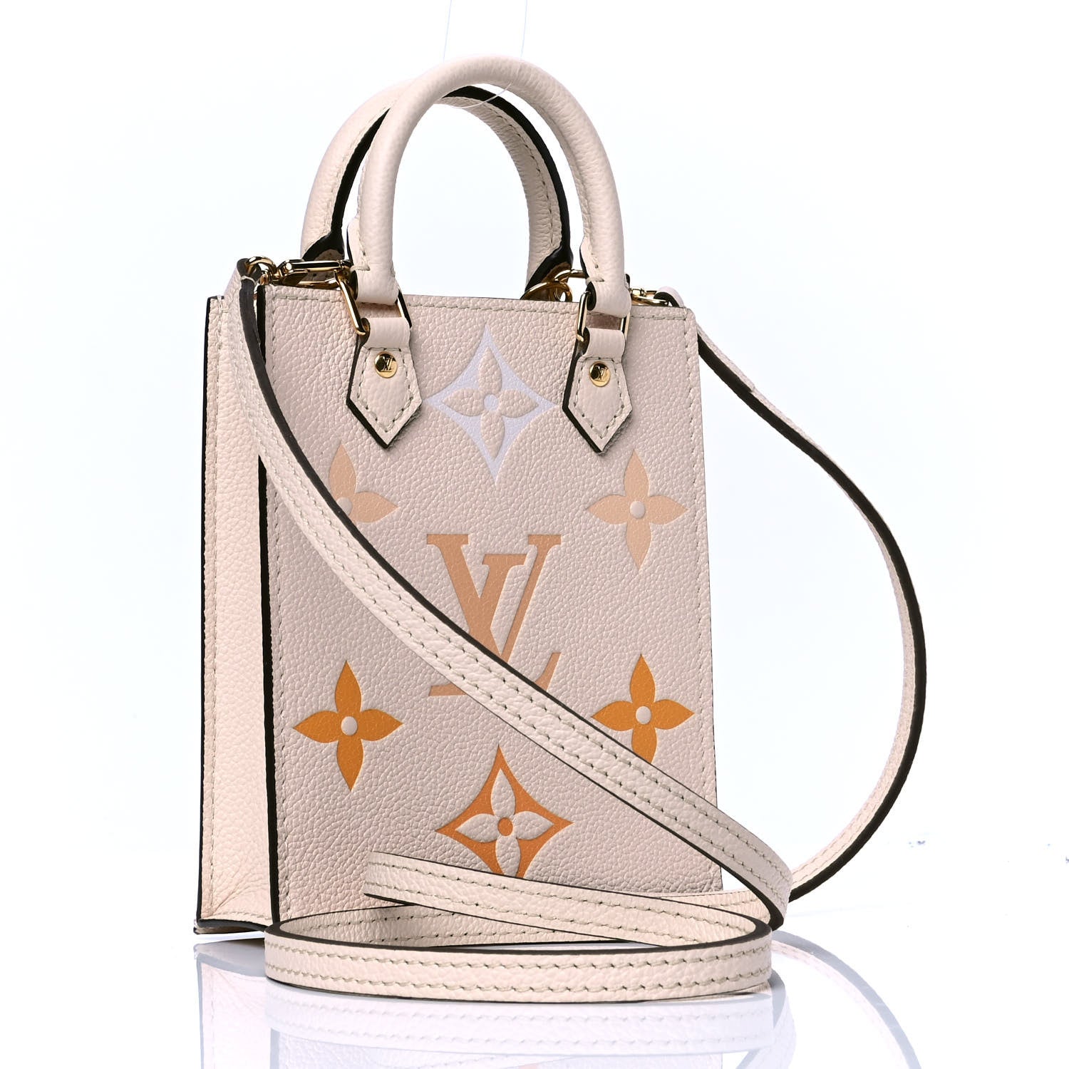 Louis Vuitton Empreinte Monogram Giant By The Pool Petit Sac Plat Cream Saffron 2 of 4