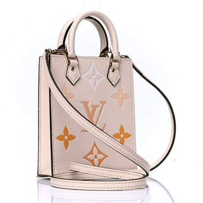 Louis Vuitton Empreinte Monogram Giant By The Pool Petit Sac Plat Cream Saffron 2 of 4
