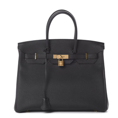 Hermes Togo Birkin 35 Black 1 of 12