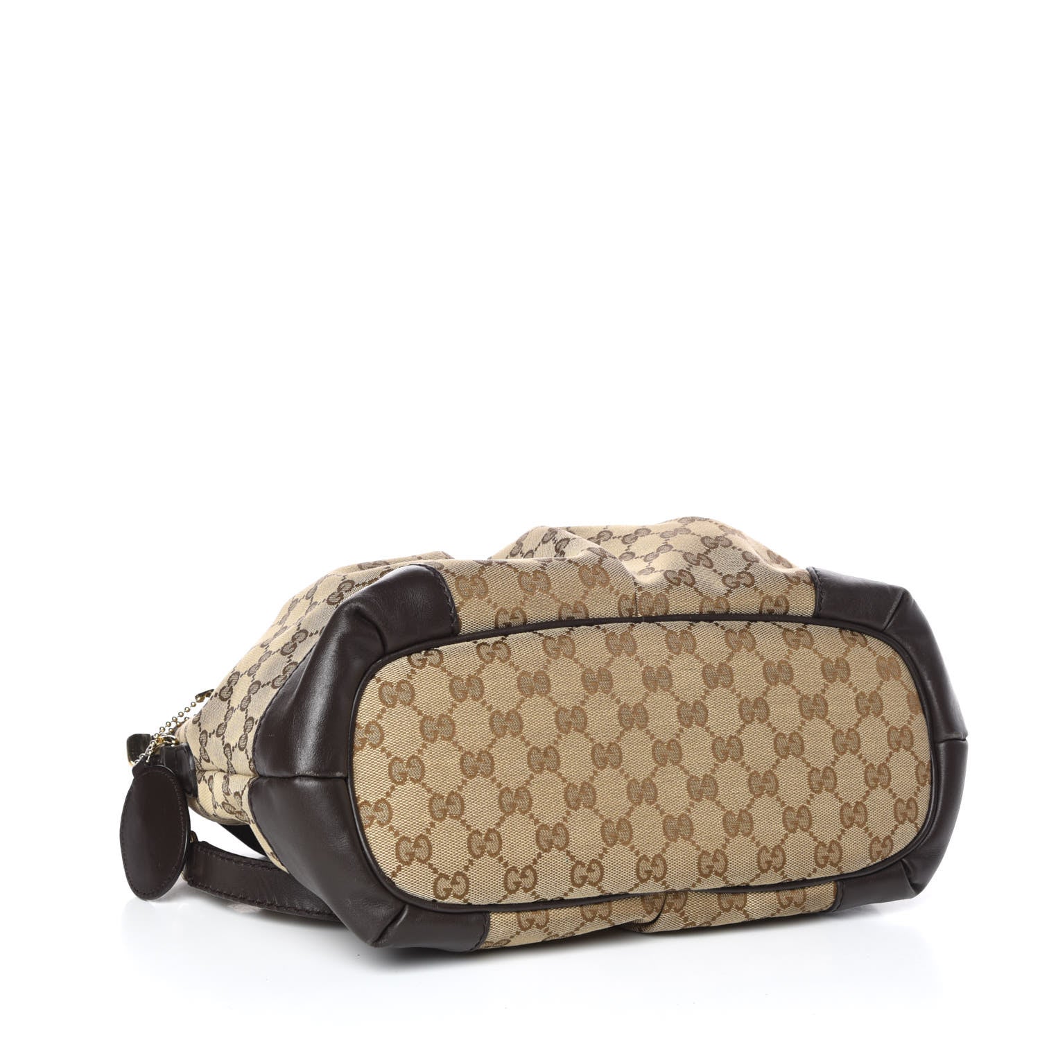 Gucci Monogram Medium Sukey Top Handle Dark Brown 4 of 11