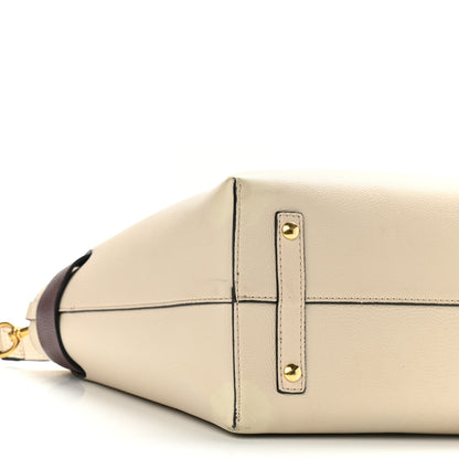 Burberry Marais Calfskin Medium Belt Bag Limestone Deep Claret 7 of 8
