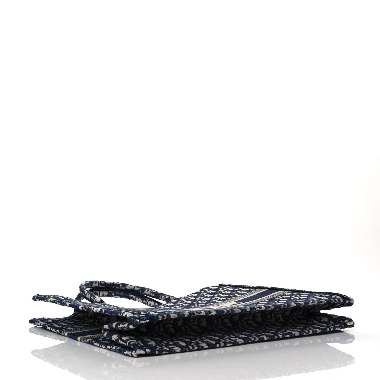 Oblique Large Book Tote Blue Multicolor