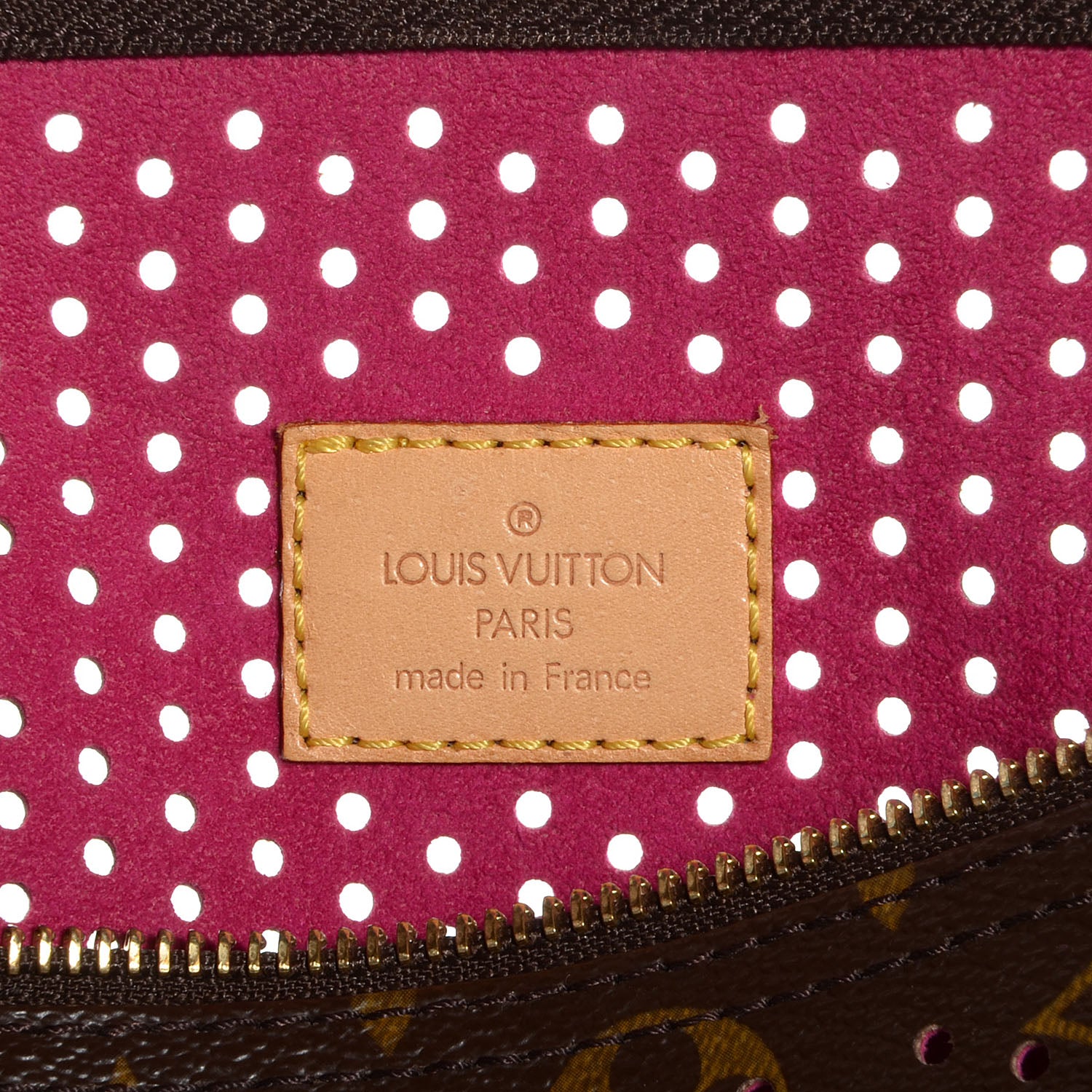 Louis Vuitton Monogram Perforated Speedy 30 Fuchsia 6 of 7