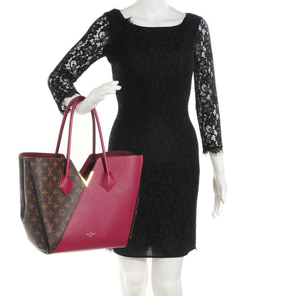 Louis Vuitton Calfskin Monogram Kimono Tote Aurore 2 of 7
