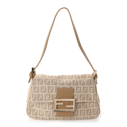 Fendi Zucchino Vitello Mini Mama Baguette Beige Tortora 1 of 10