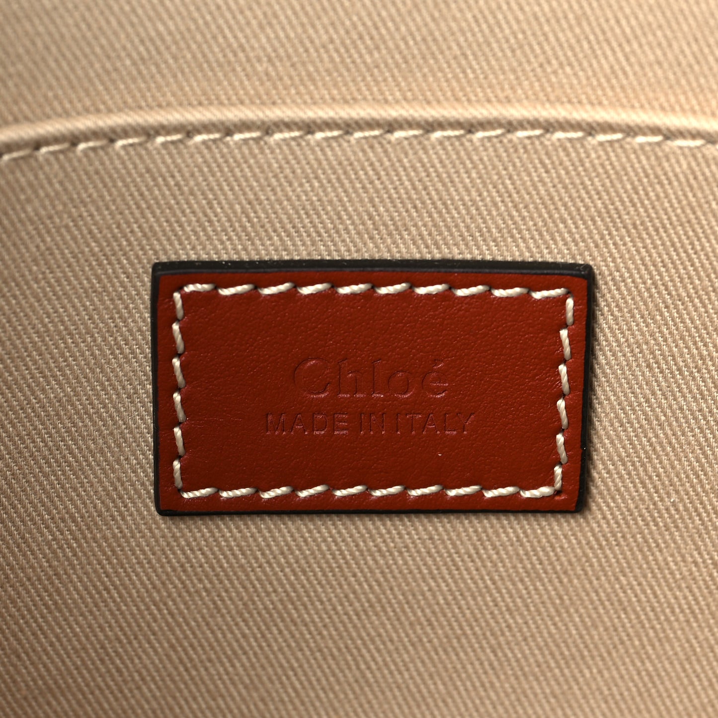 Cotton Calfskin Medium Woody Ribbon Tote White Brown