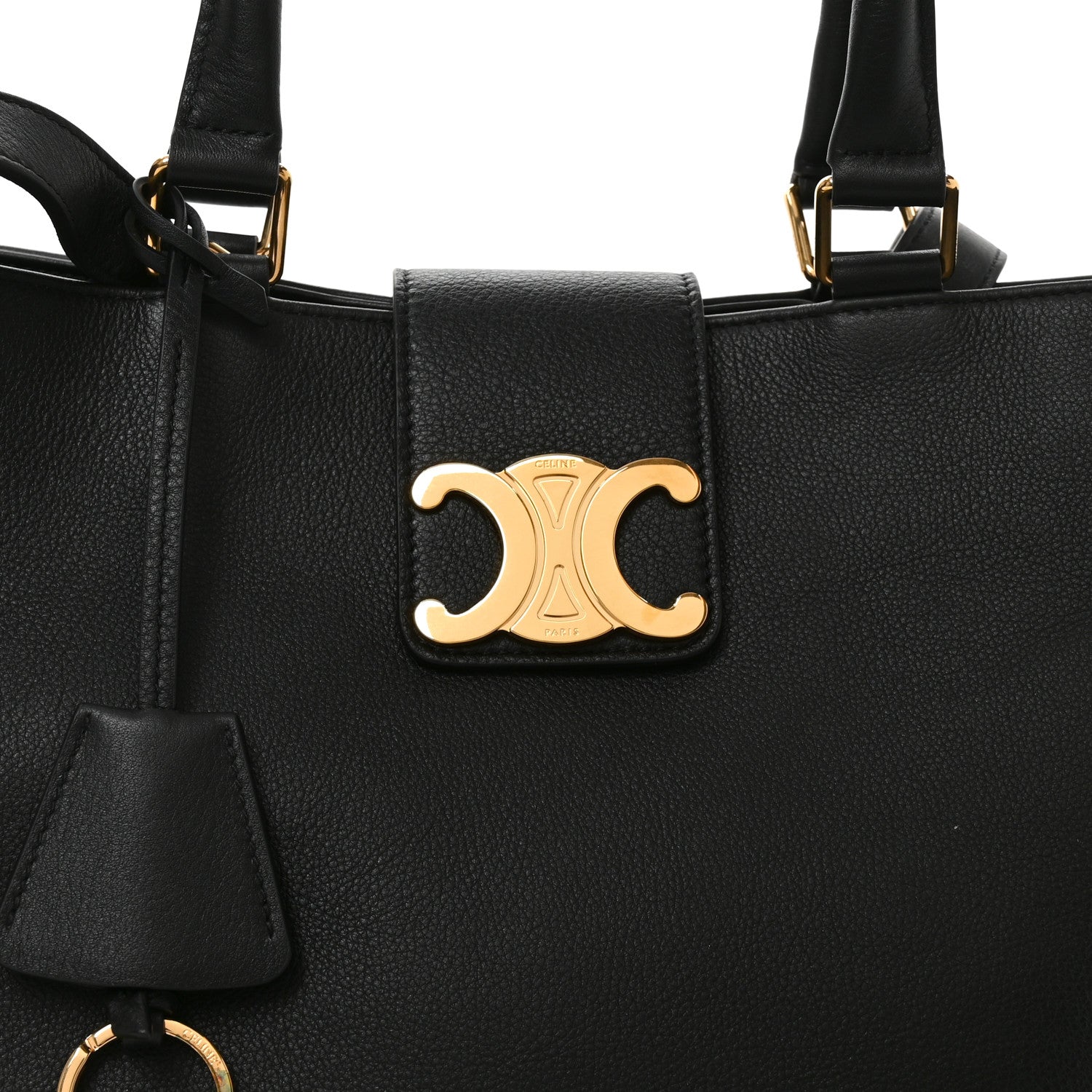 Celine Supple Calfskin Medium Appoline Black 7 of 9