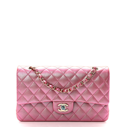 Chanel Iridescent Caviar Quilted Medium Double Flap Pink 1 of 9